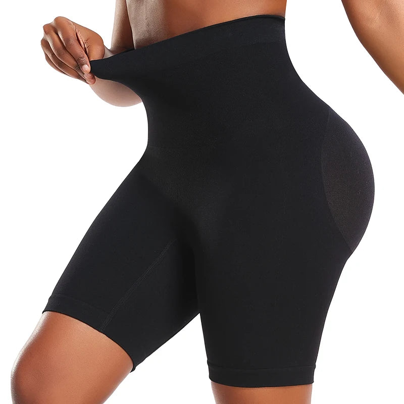 High Waist Body Shaper Shorts - Butt Lifter Mesh Buttock Enhancer