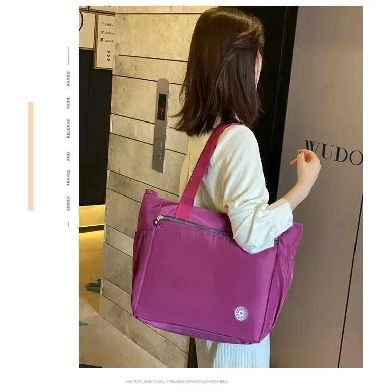 Waterproof Oxford Duffle Bag Large Capacity Women Travel Bags Shoulder Bag Valise Bolsa De Viagem Women's Handbags Shopping Bags