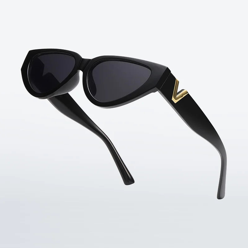 Luxury Glamour Cat Eye Designer Sunglasses - Fashion V Runway UV400