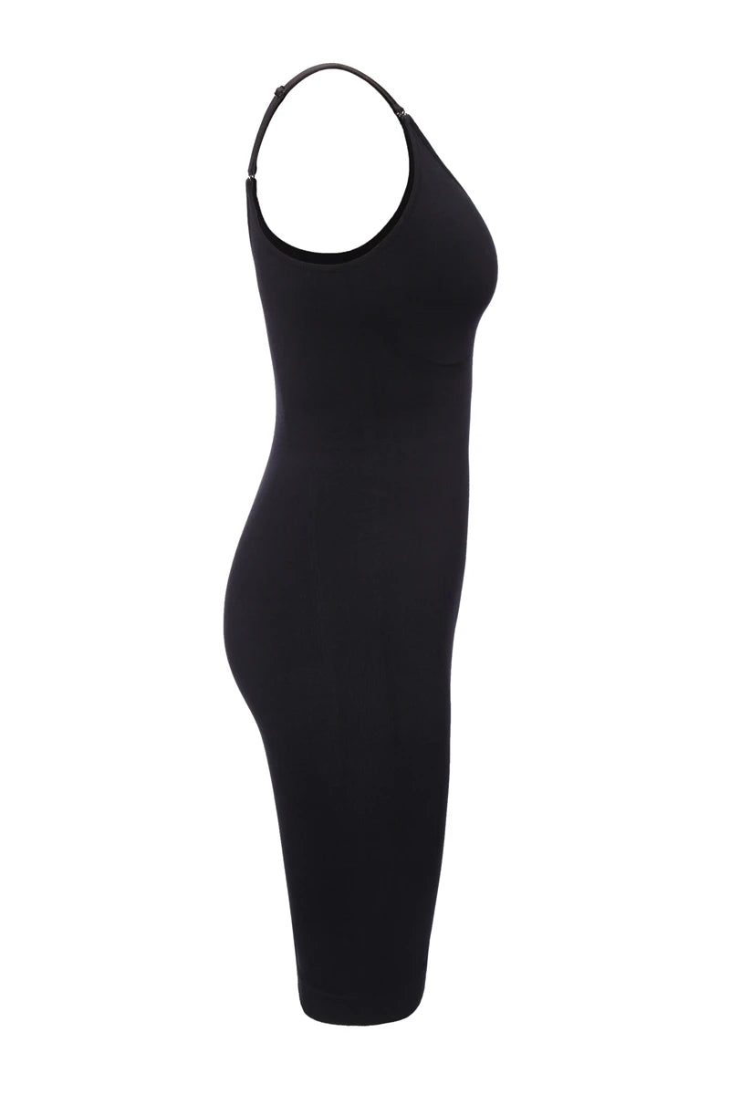 Full Slip Shapewear - V Neck Bodycon Compression Body Shaper