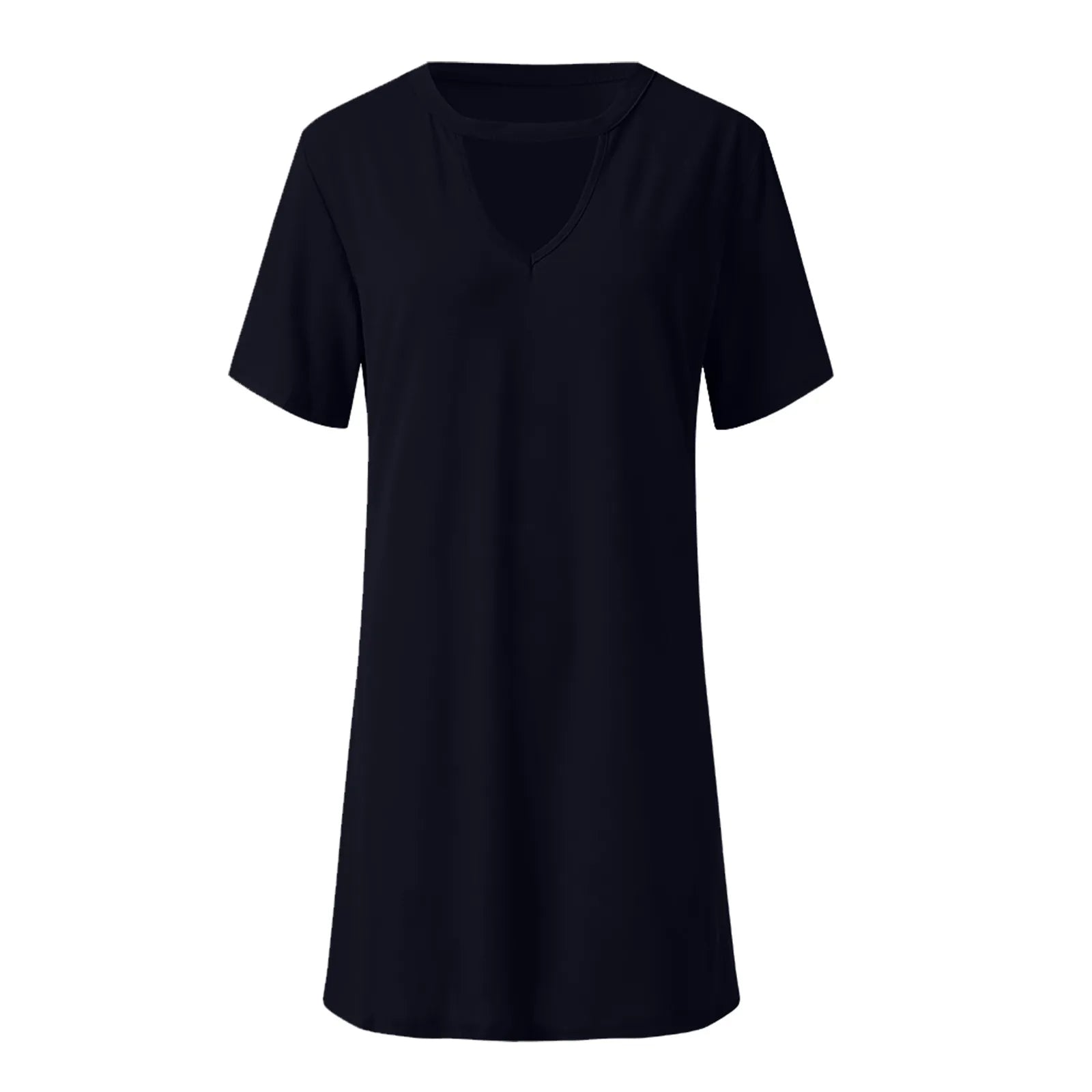 Sexy Elegant Dress Wrap Deep V Neck Cut Out Loose Dress Women Solid Color Short Sleeve Mini Dress Club Party Vestidos