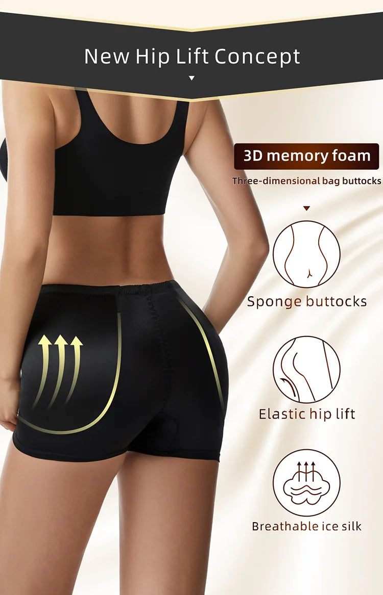 Women's Butt Lifter Panties - Hip Pads Waist Trainer Shapewear