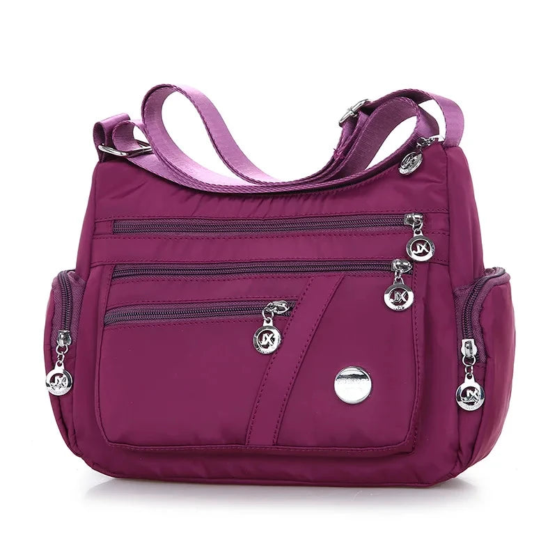 Crossbody for Women Waterproof Tote Casual Nylon Purse Handbag RFID Lightweight Messenger Bag