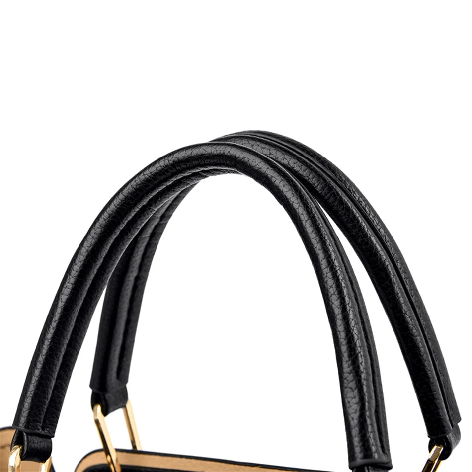2024 Luxury Designer Handbag - 3 Layer Crossbody Leather Tote