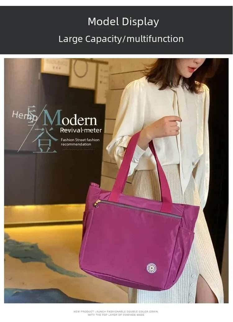 Waterproof Oxford Duffle Bag Large Capacity Women Travel Bags Shoulder Bag Valise Bolsa De Viagem Women's Handbags Shopping Bags