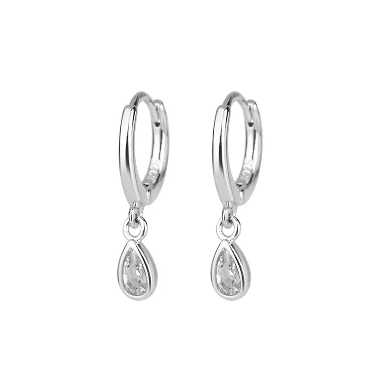 Dainty Tiny Layered Gold Plated Copper Metal Paved CZ Huggie Hoop Earrings for Women Girls Luxury Elegant Catilage Hoops Jewelry