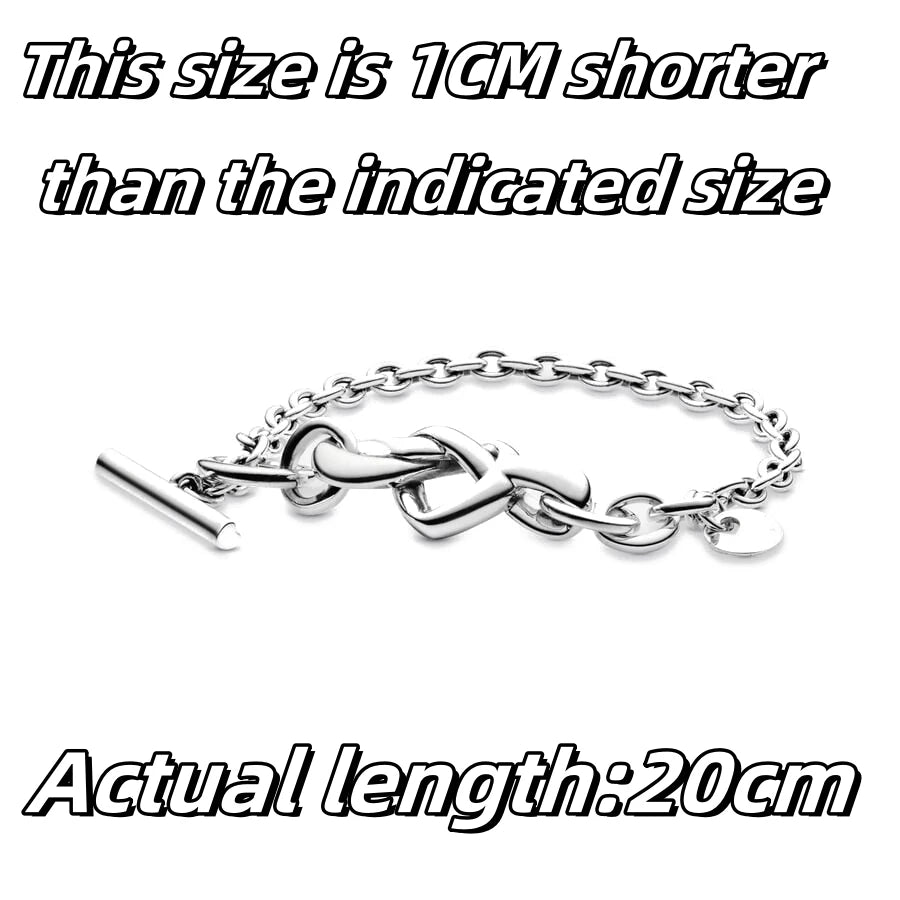 Original 925 Silver Plated Moments Bracelets RoseGold Golden Love Heart Clasp Bead Charm Bracelet For Women DIY Jewelry Gifts