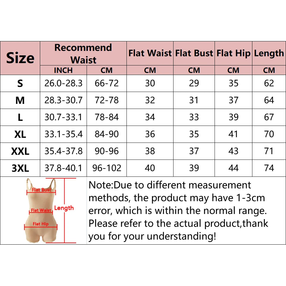 Women Padded Bodysuit - Butt Lifter Waist Trainer Body Shaper