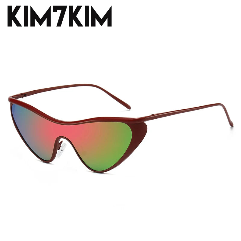 Y2K Punk Cat Eye Sunglasses - 2025 Luxury Shield Eyewear UV400 Women