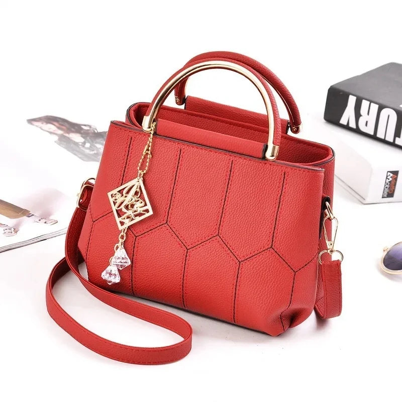 Trendy Women's Handbag Spring Summer New Style Korean Version Simple Small Square Bag Single Shoulder Bag Crossbody Bag