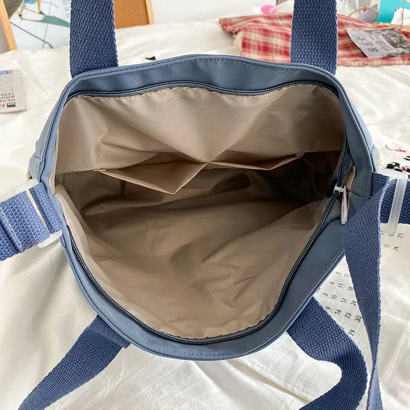 Waterproof Canvas Women Handbags Shoulder Bags Nylon Ladies Tote Messenger Bag Oxford Handbag Crossbody Bags for Girls Satchels