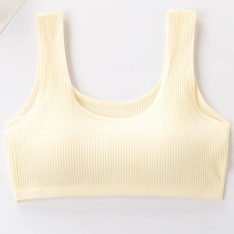 Cotton Girls Training Bras - Student Vest Breathable Sport Bras