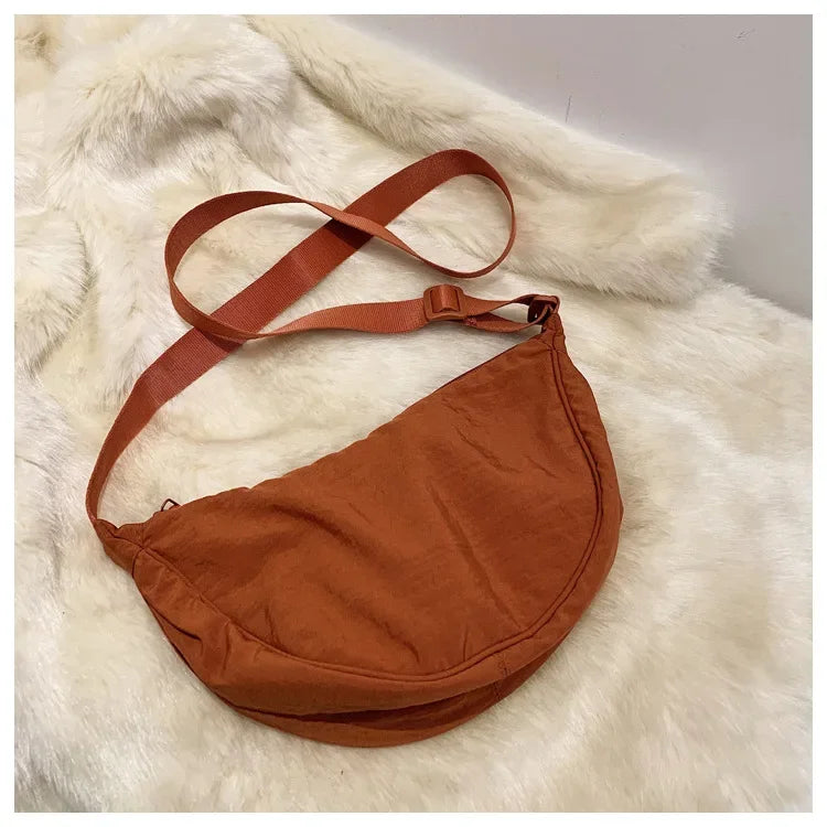 Casual Nylon Crossbody Bag for Women Designer Shoulder Bags Large Capacity Tote Lady Travel Shopper Bag Female Purses 2024