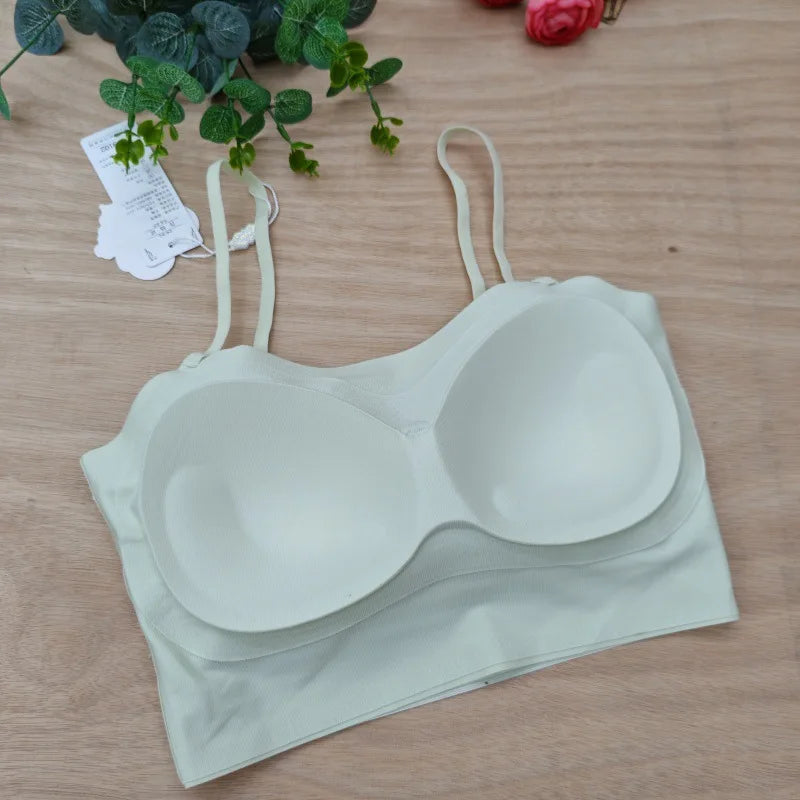 2024 Invisible Push Up Bra Backless Sexy Women Bras Low Cut Plunge Brassiere Open Back Wedding Underwear Seamless Lingerie