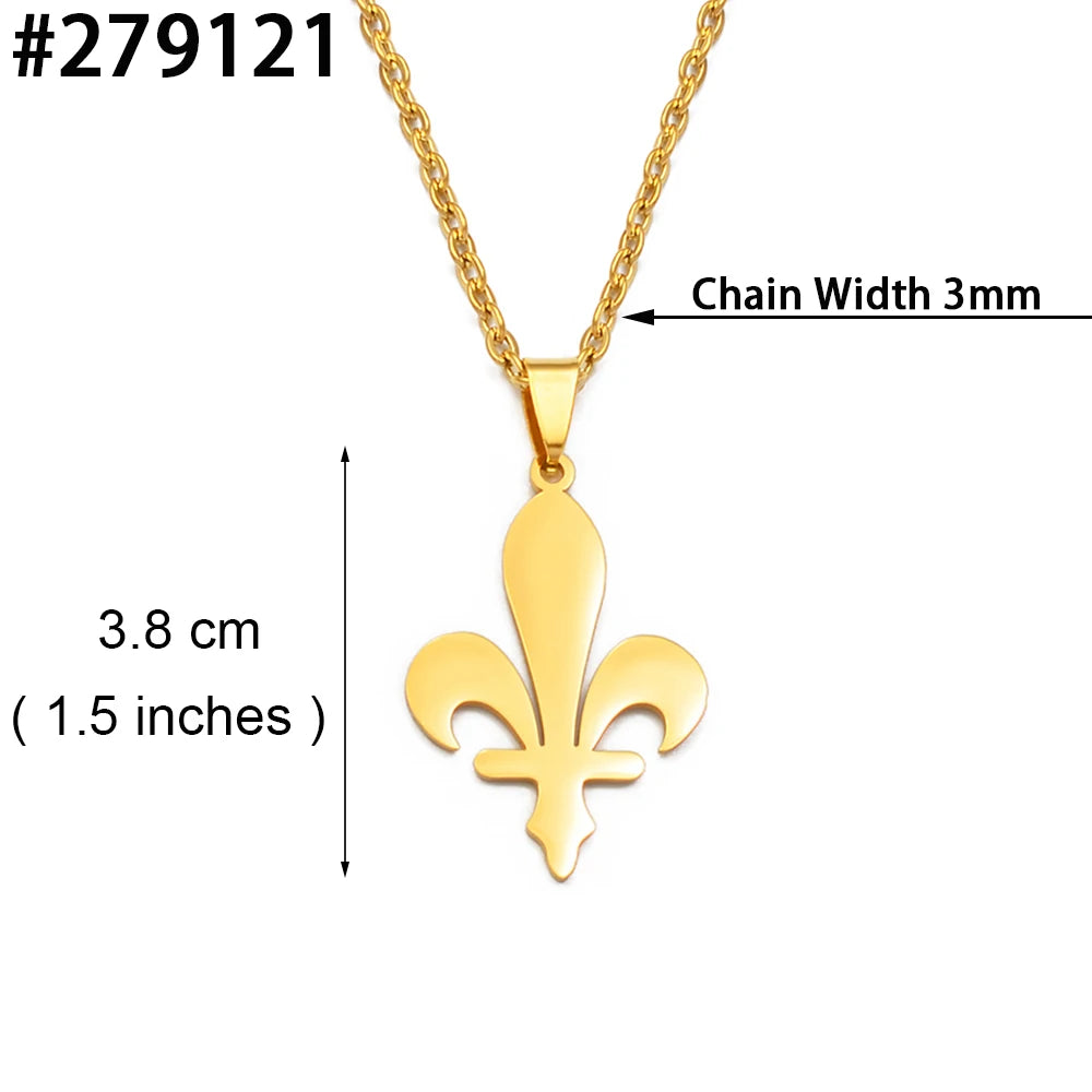 Anniyo Bosnians Pendant Necklaces Gold Color Silver Color Charm Bosna Bosniak Jewelry #264521