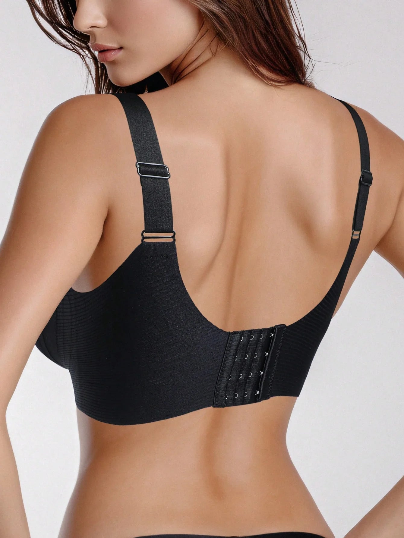 FINETOO Seamless Push-Up Bra - Wireless Removable Pads M-4XL