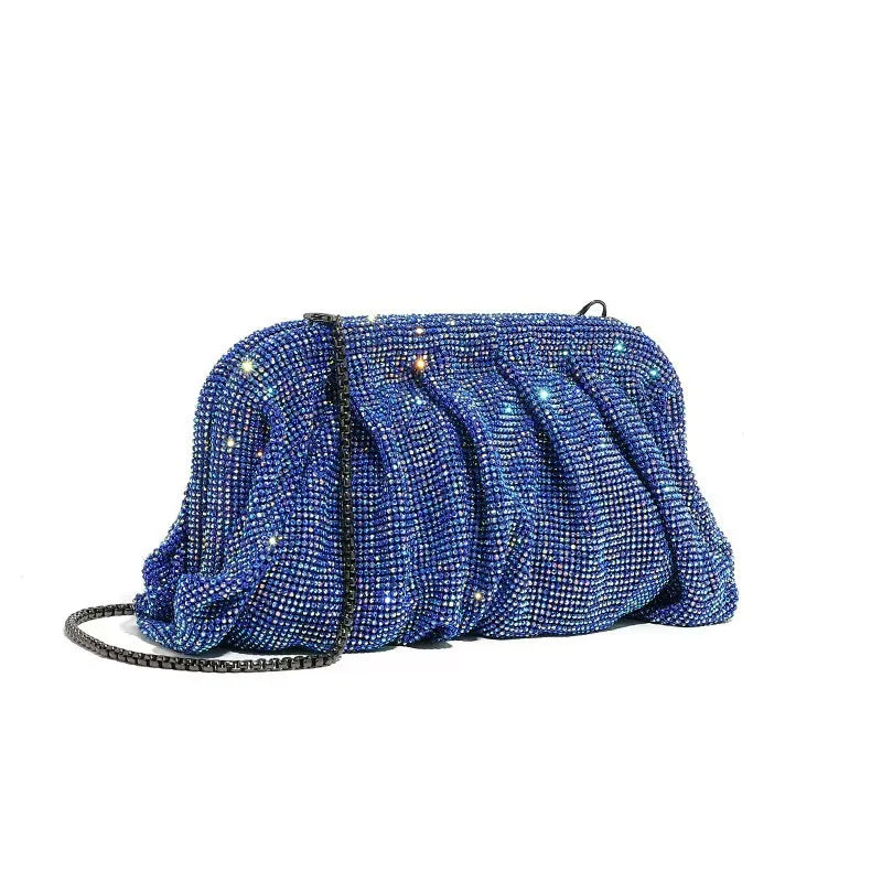 Glamorous Rhinestone Pearl Evening Bag for Women | Elegant Stage Performance Clutch | Sparkly Prom Wedding Party Purse 럭셔리 클러치백