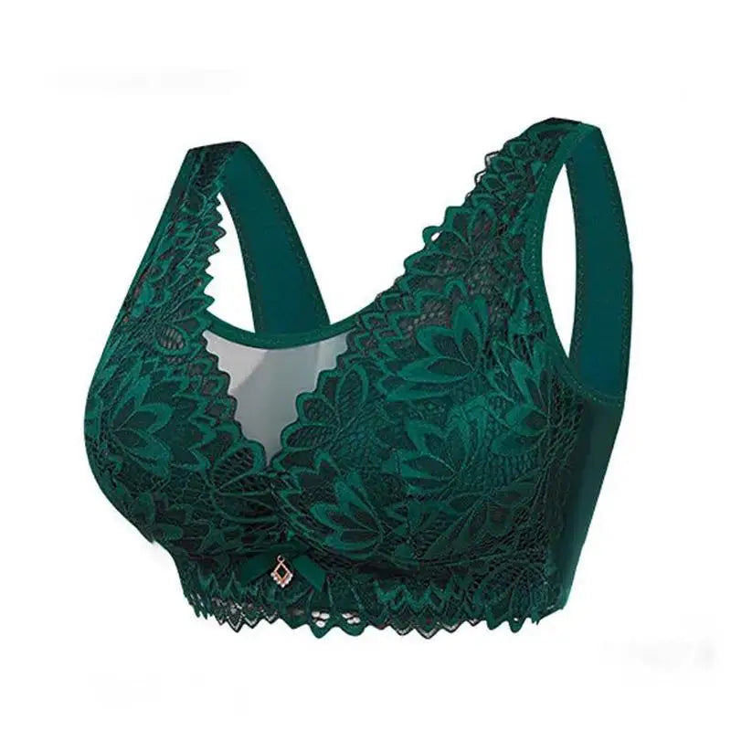 Sexy Push Up Bra - See Through Backless Floral Lace Bralette