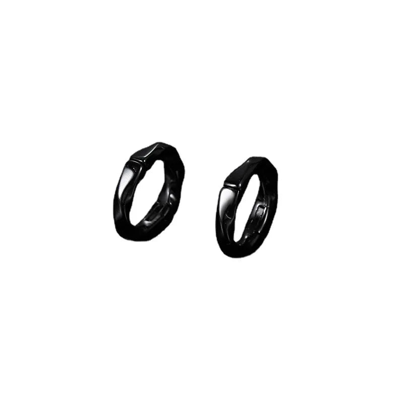 1Pcs Vintage Minimalist Stud Earrings for Teens Ear No Piercing Earrings Women Men Fake Pierced Unusual Party Earrings Jewelry