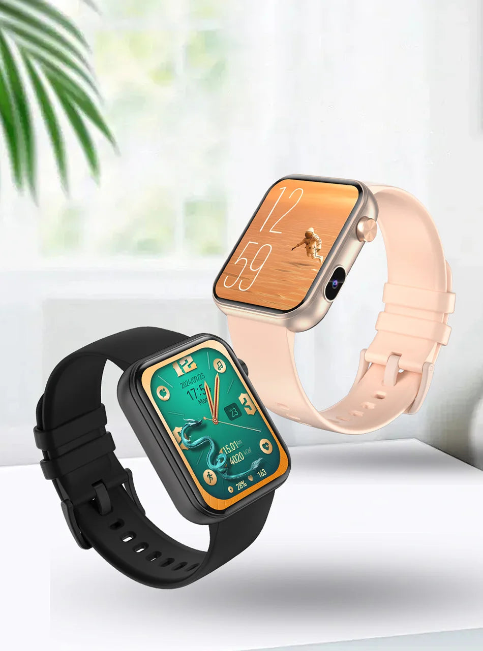2025 Smart Watch Camera - Health Monitor Fitness Waterproof Bluetooth