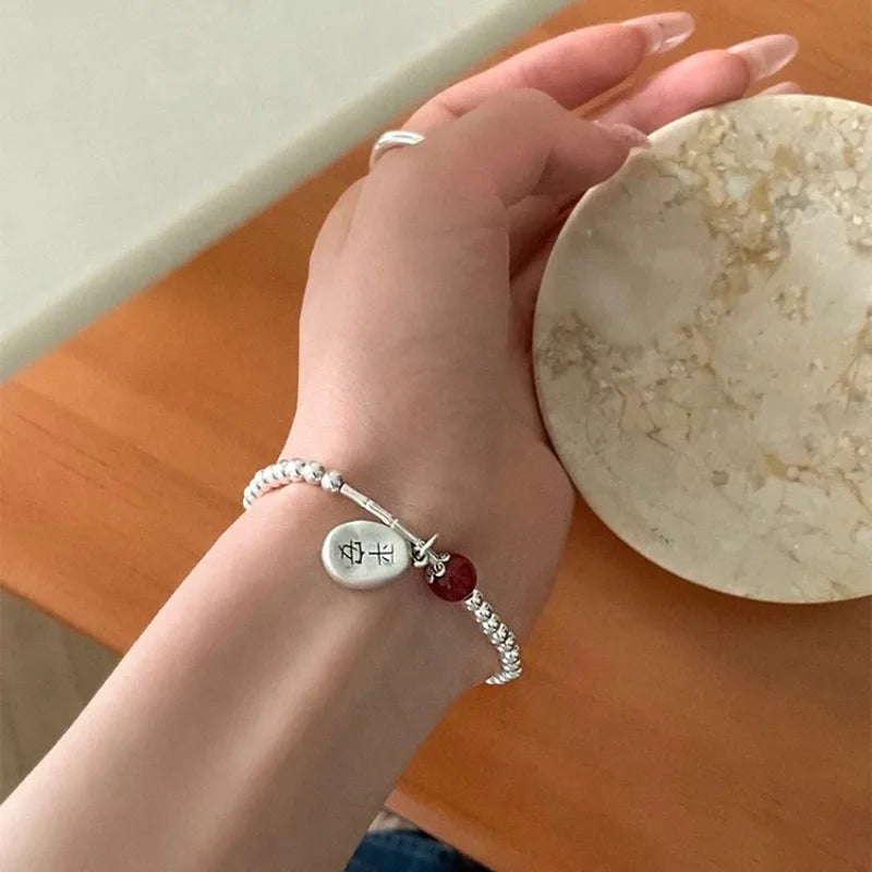 VENTFILLE 925 Sterling Silver Double Layer Pearl Bracelet for Women Girl Design Bead Korean Jewelry Dropshipping
