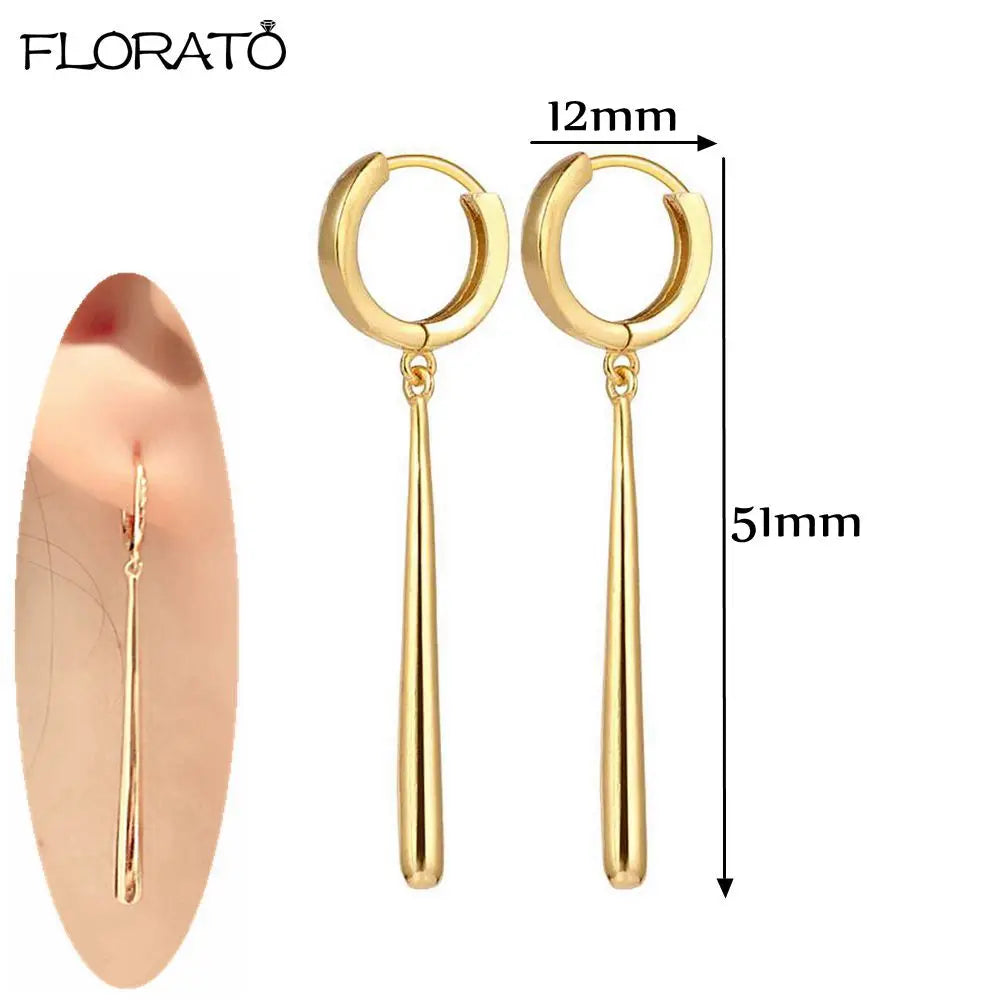 925 Sterling Silver Needle Punk Spike Rivet Hoop Earrings For Women Huggie Earrings Ear Cuff Piercing Earring Gothic Jewelry