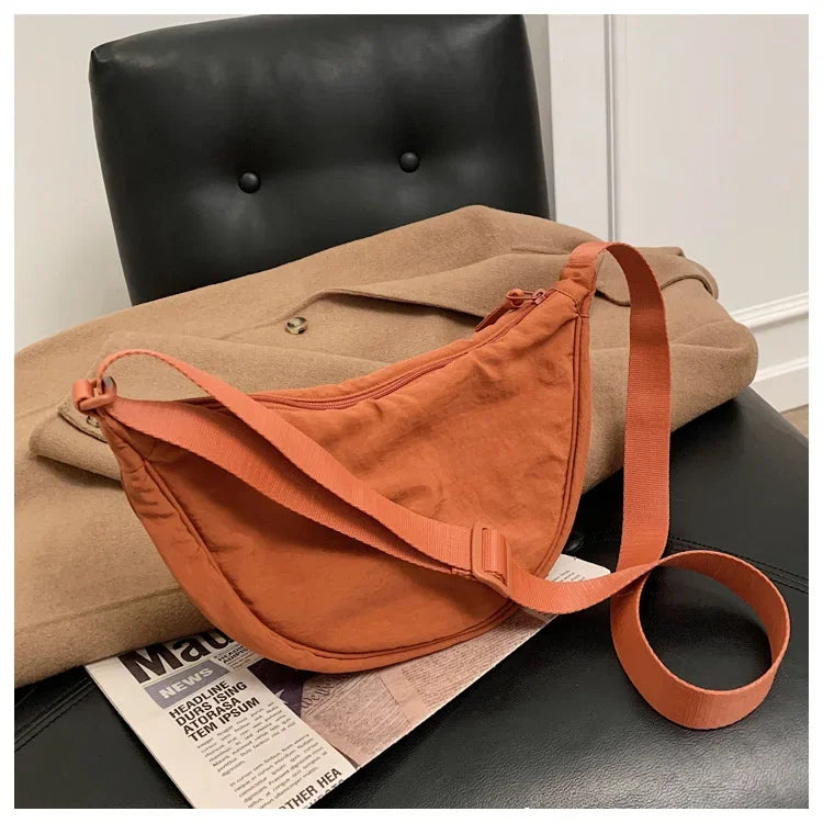 Casual Nylon Crossbody Bag for Women Designer Shoulder Bags Large Capacity Tote Lady Travel Shopper Bag Female Purses 2024