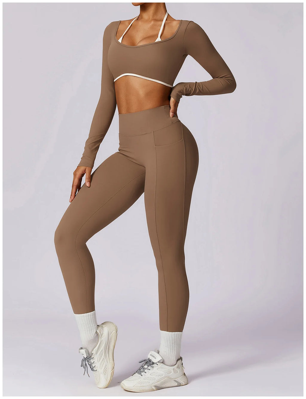 2Pcs Gym Set Women Workout Backless Yoga Suit Women Quick Dry Running Legging Fitness Bra Short-sleeved Shirt Sports Suit Female