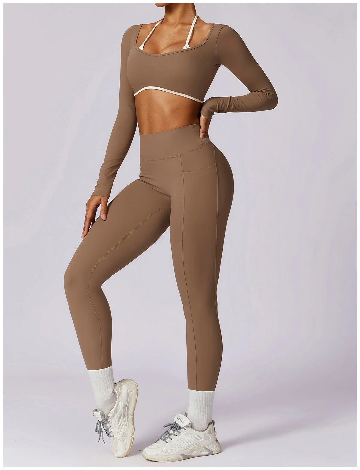 2Pcs Gym Set Women Workout Backless Yoga Suit Women Quick Dry Running Legging Fitness Bra Short-sleeved Shirt Sports Suit Female