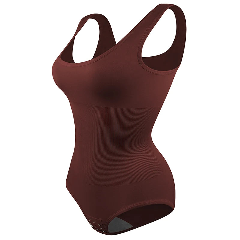 Bodysuit Shapewear - Tummy Control Butt Lifter Low Neck Jumpsuit