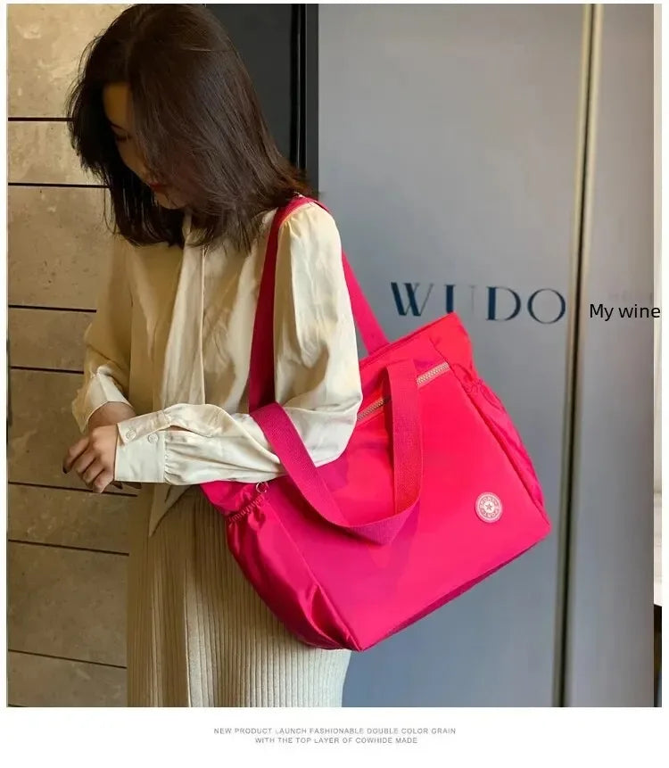 Waterproof Oxford Duffle Bag Large Capacity Women Travel Bags Shoulder Bag Valise Bolsa De Viagem Women's Handbags Shopping Bags