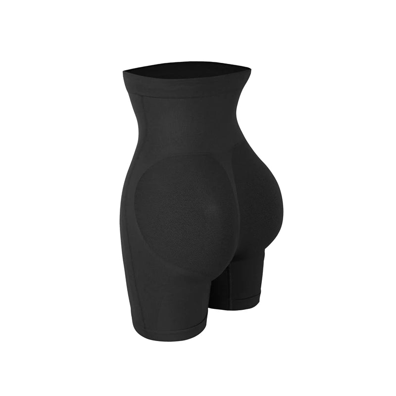 High Waist Body Shaper Shorts - Butt Lifter Mesh Buttock Enhancer