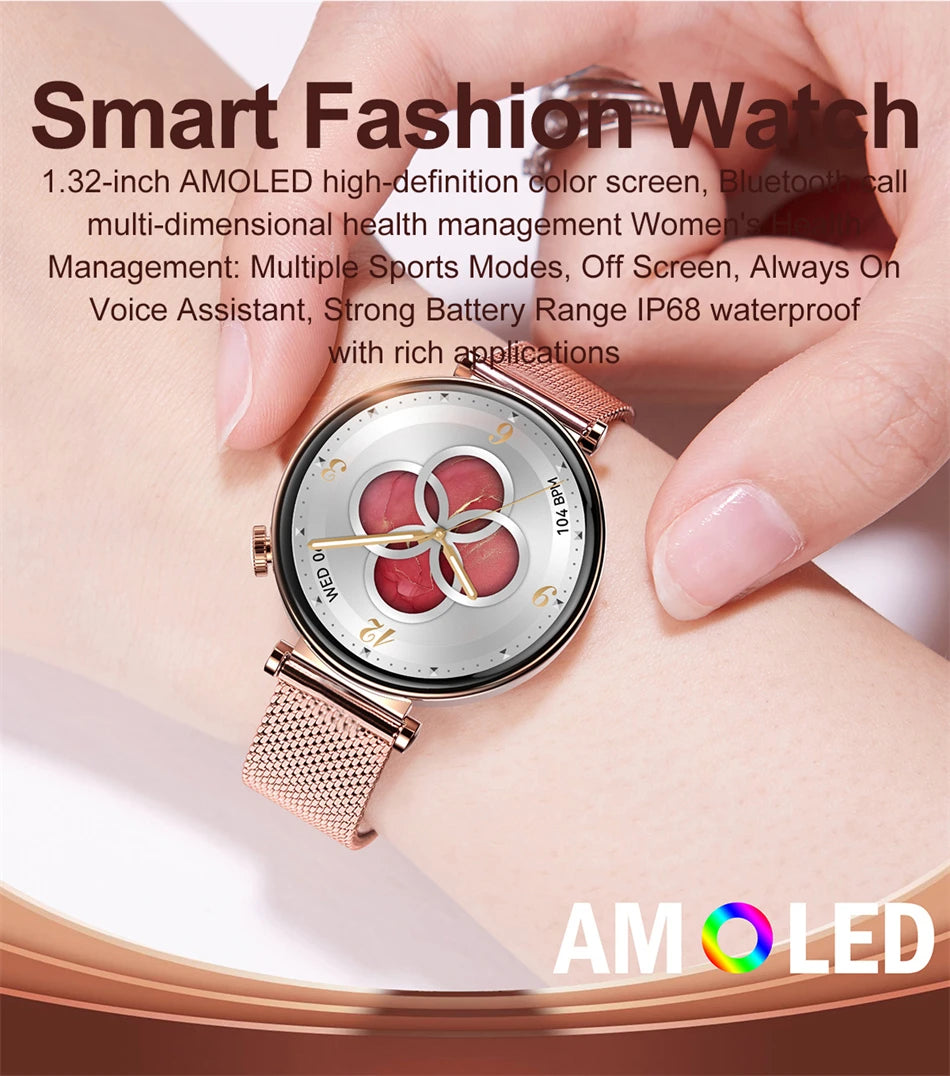 2025 New For Original HUAWEI Watch GT5 Mini Women Smartwatch GPS motion trail NFC 466*466 HD Full screen touch Ladies Smartwatch