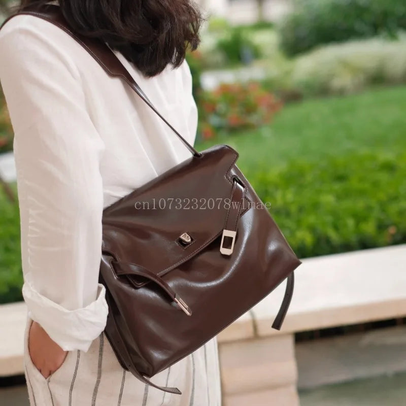 New Luxury Designer Shoulder Bags for Women Fashion Casual Large Capacity Handbag Armpit Bag Soft Pu Leather Tote Commute Bag
