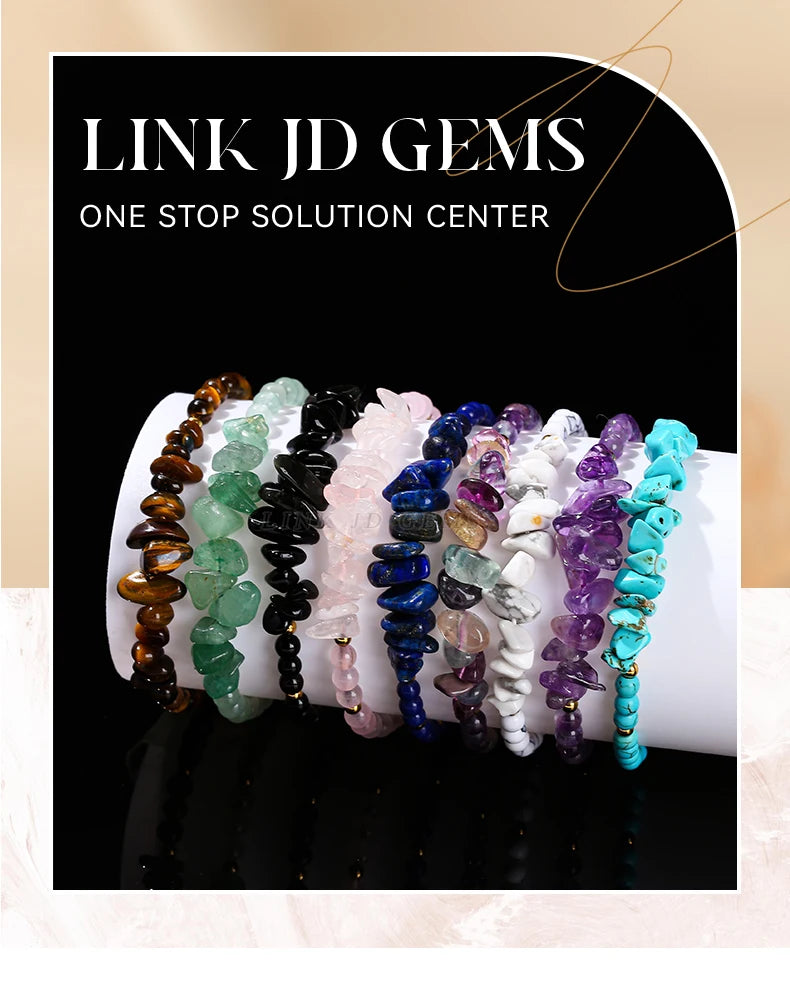 Change Better Natural Stone Amethyst Gravel Chip Bead Adjustable Braided Bracelet Women Men Small Round Bead Strand Healing Gift