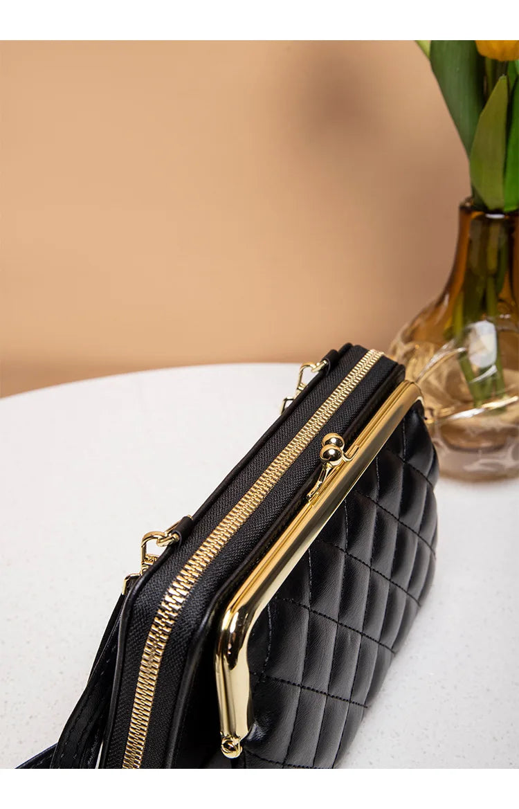 Fashion Women Luxury Leather Single Shoulder Bags Ladies Large Capacity Crossbody Mobile Phone Purse Female Messenger Wallet