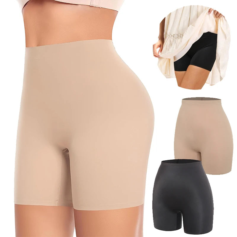 High Waisted Shaper Shorts - Smooth Boyshorts Tummy Control