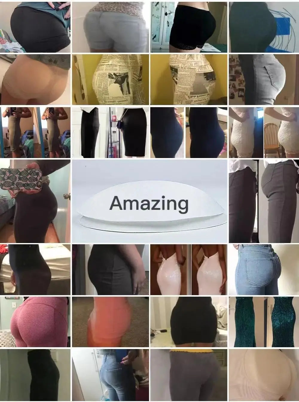 Women Butt Lifter Panty - High Waist Tummy Control Hip Enhancer