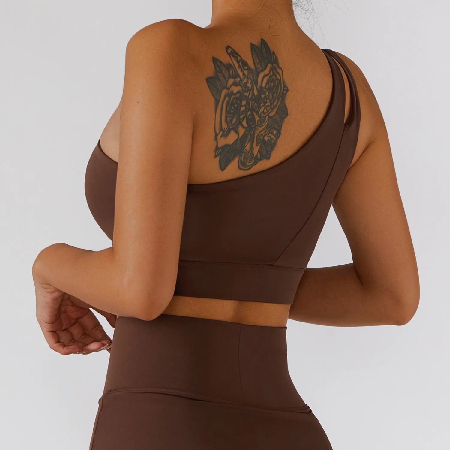 Sexy One Shoulder Sports Bra - High Strength Fitness Vest