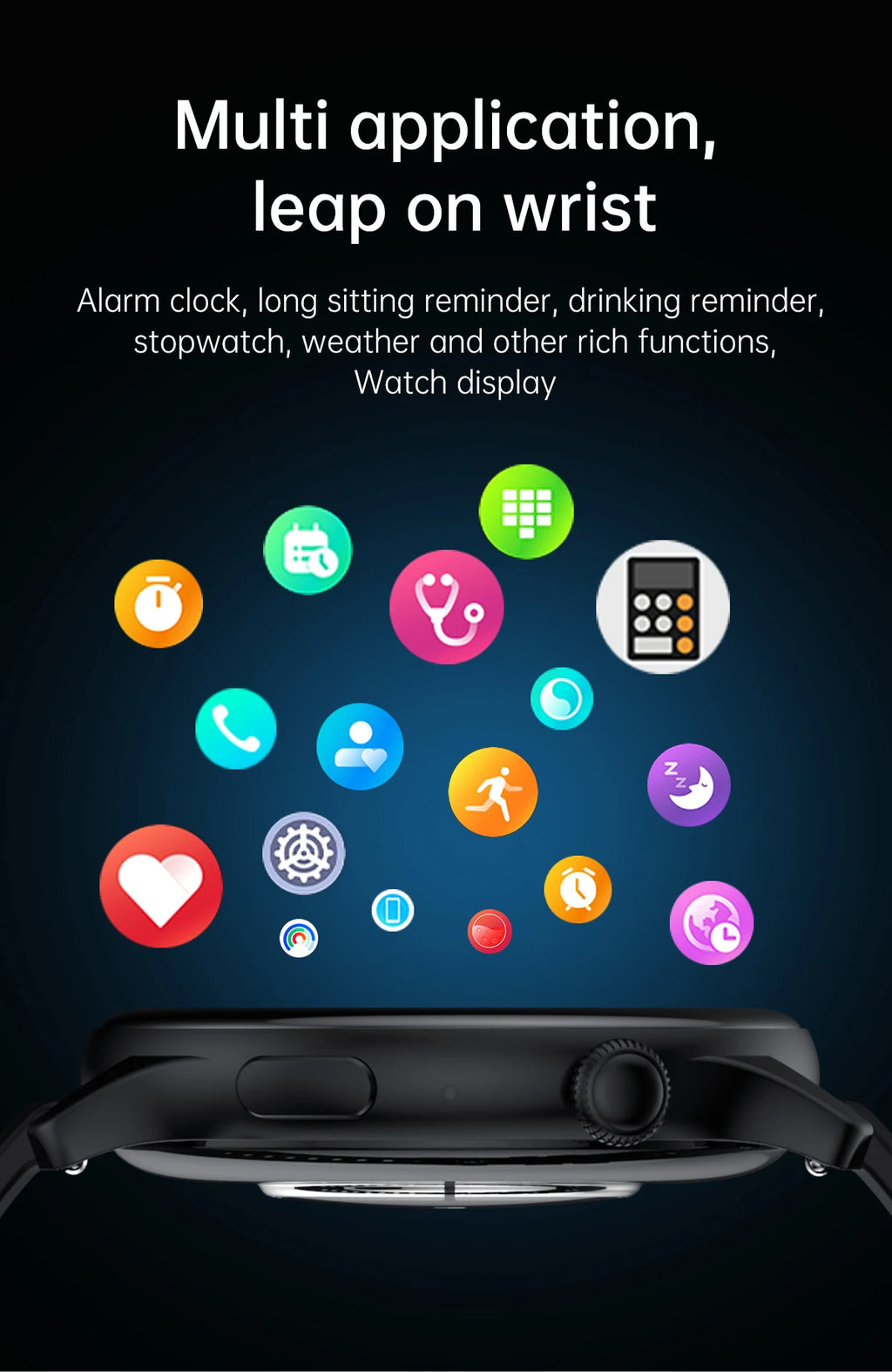 New Smart Watch Women 466*466 AMOLED Screen Always Display Time NFC Bluetooth Call Fashion IP68 Waterproof Sports Men Smartwatch