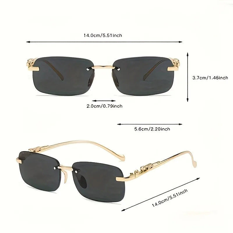 Perfect Fashion Leopard Sports Glasses - Unframed Holiday Party UV400