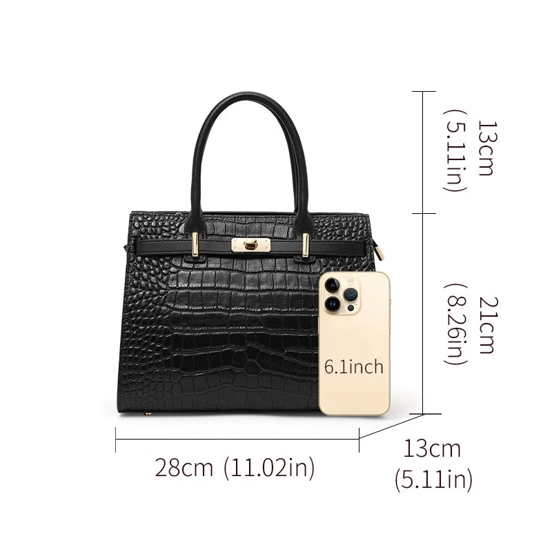 First-layer cowhide bag, red mother's bag, women's bag fashionable handbag, wedding  genuine leather shoulder bag