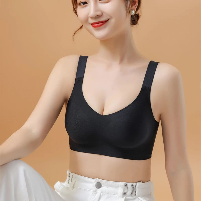 Beautiful Back Large Size Bra - Seamless Push-Up Wire-Free