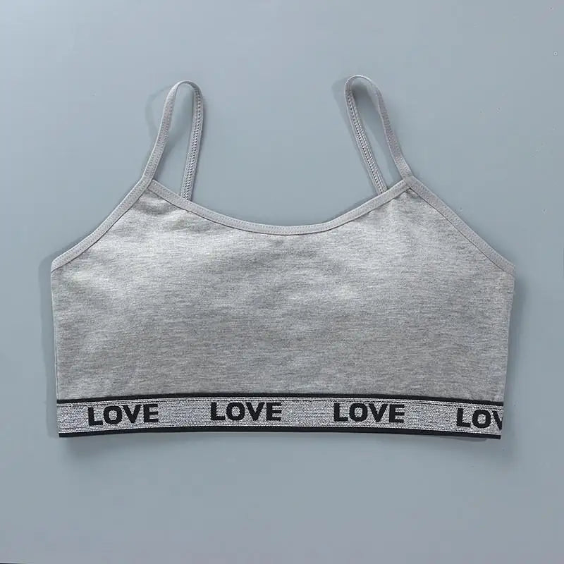 Teenage Girls Training Bras - Cotton Soft Sports Bra 8-16 Years