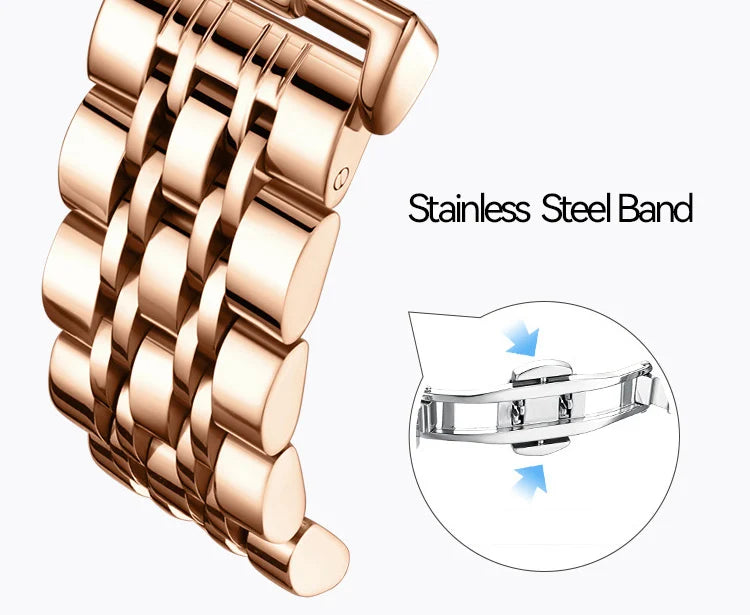 Women Watches 2025 Top Luxury Brand Rhinestone Elegant Ladies Watches Gold Clock Wrist Watches For Women relogio feminino