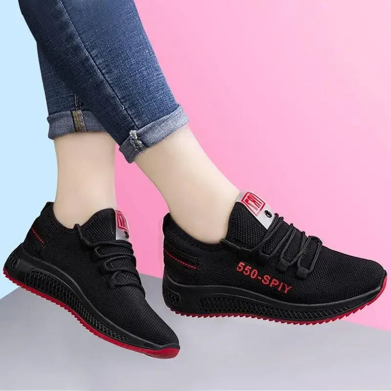 Tenis Feminino 2024 Hot Sale - Vulcanize Air Mesh Outdoor Walking Sneakers
