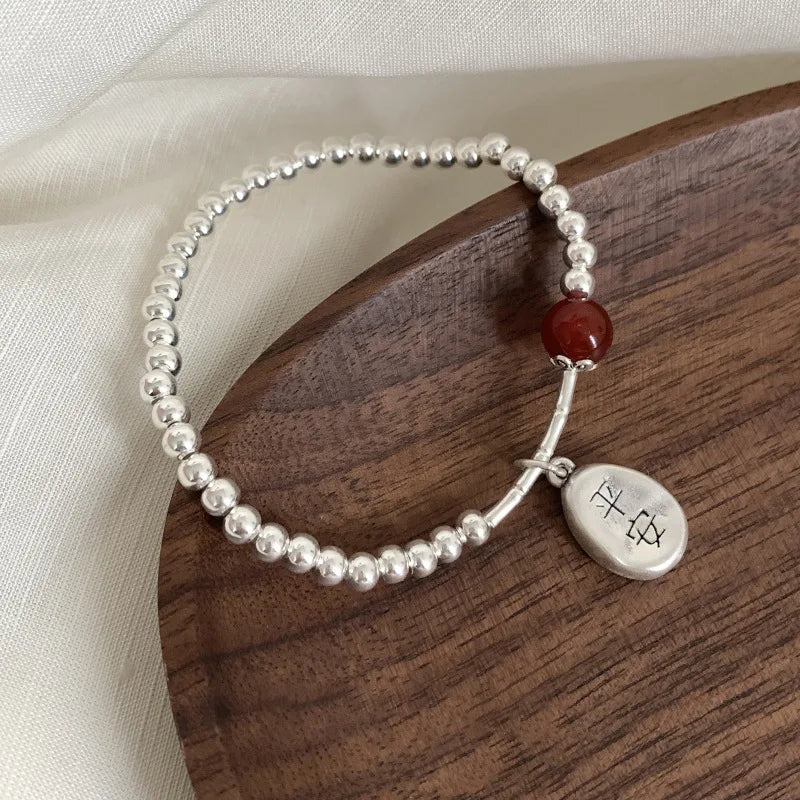 VENTFILLE 925 Sterling Silver Double Layer Pearl Bracelet for Women Girl Design Bead Korean Jewelry Dropshipping
