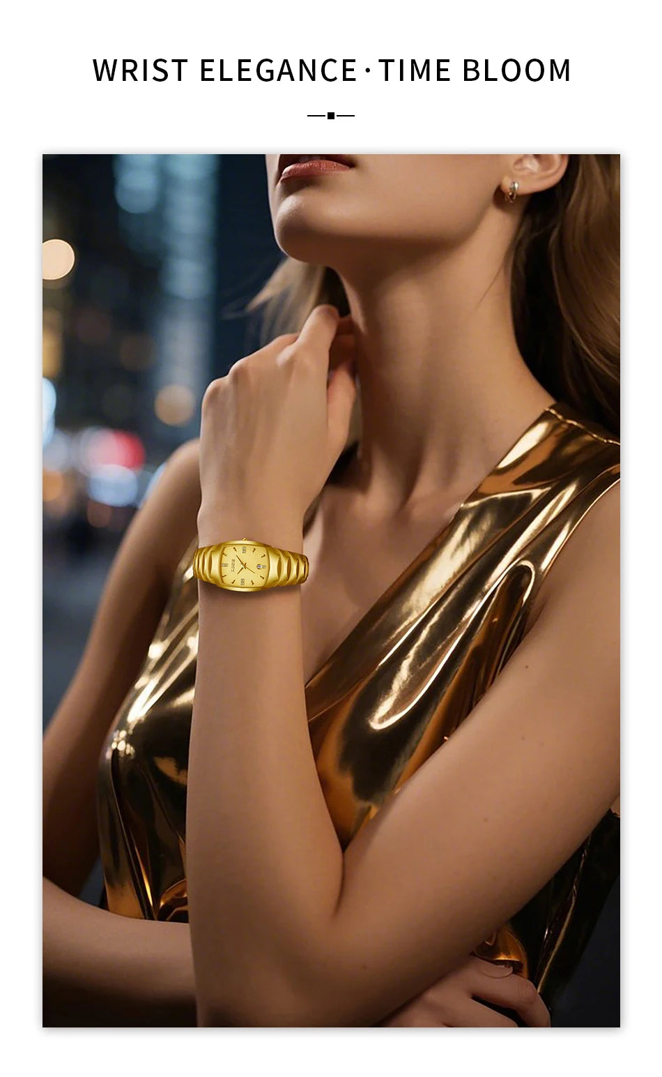 LIGE Fashion Luxury Ceramic Watch - Simple Elegant Calendar Women