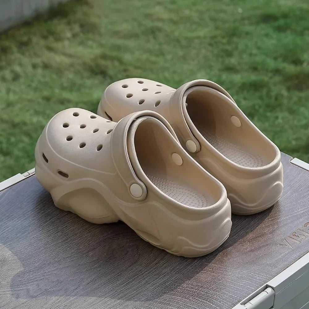 Women's DIY Silver Butterfly-Knot Clogs - Multi-Season Fashion Garden Shoes
