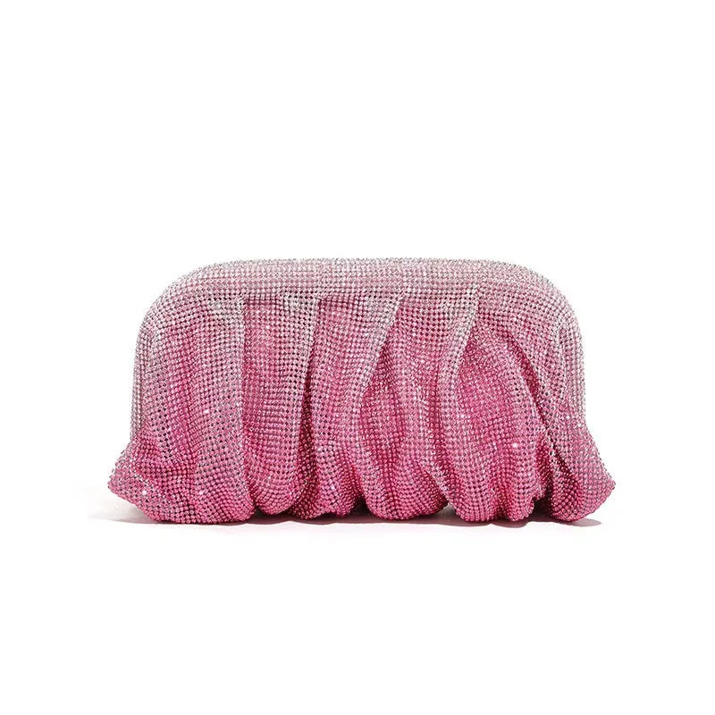 Glamorous Rhinestone Pearl Evening Bag for Women | Elegant Stage Performance Clutch | Sparkly Prom Wedding Party Purse 럭셔리 클러치백